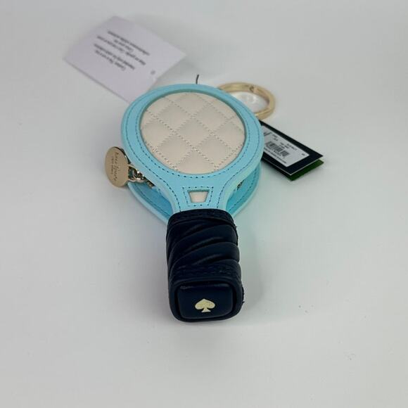 Kate Spade Grand Slam Tennis Wallet and 3D Tennis Racquet Coin Purse - Picture 11 of 12